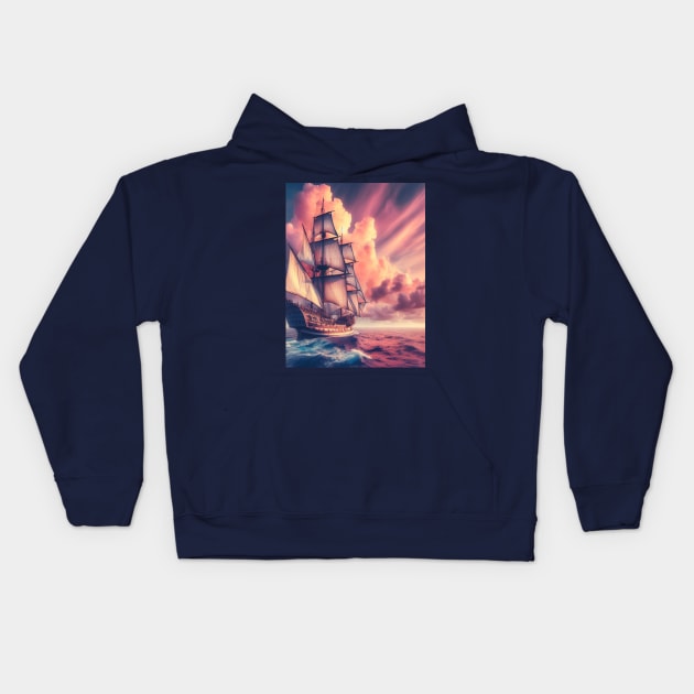 Navigation 4. Kids Hoodie by DAVT